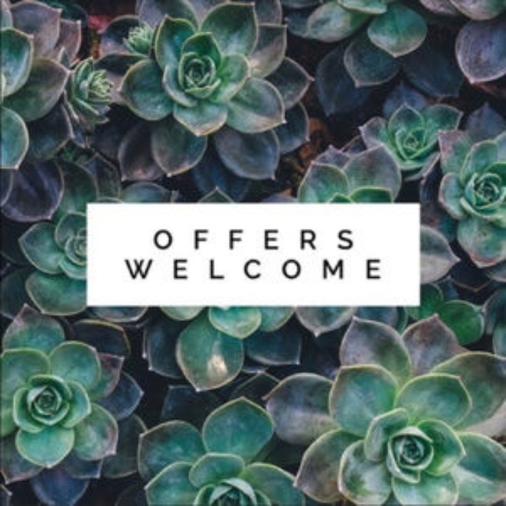 Offers welcome!
